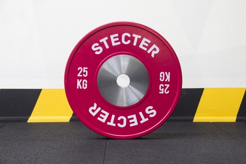 Диск соревновательный для тяжелой атлетики 25 кг