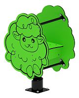 Качалка на пружине Барашек (зеленый) ИО 22.01.11-02