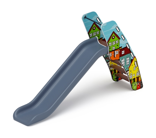 Горка пластиковая - ИО 42.01.01-05 - (серый скат) H=1200 (Город) фото 5