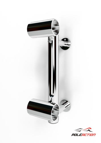 Модель №22 - кронштейн балетного станка двухуровневого "Элегант"(нержавеющая сталь) фото 2