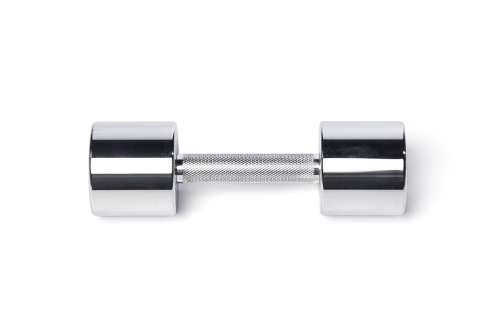 Хромированная гантель 6 кг фото 3