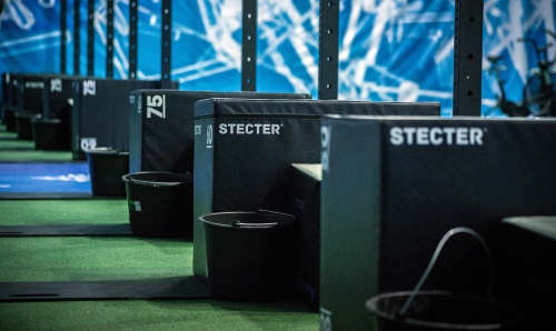 Безопасная тумба для прыжков 75-60-50 (плиобокс) фото 2