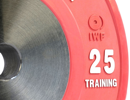 Тренировочный диск для тяжелой атлетики 25 кг WERK SAN сертифицирован IWF. Материал - каучук. Цвет согласно олимпийскому стандарту фото 2 Диск тренировочный 25 кг WERK SAN (сертификат IWF) фото 2