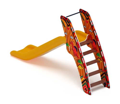 Горка пластиковая - ИО 42.01.01-03 - (желтый скат) H=1200 (Карандаши) фото 3