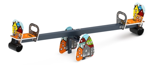 Качалка балансир со спинкой большой (Город) - ИО 21.М.01.05-П.04 фото 3