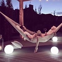 Шар-светильник 60 см (наземный, Белый)