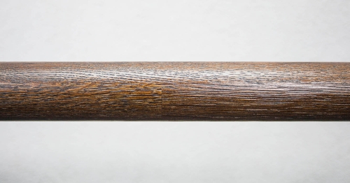 Окрашенный поручень (дуб) - орех + черная патина (L=2 метра)