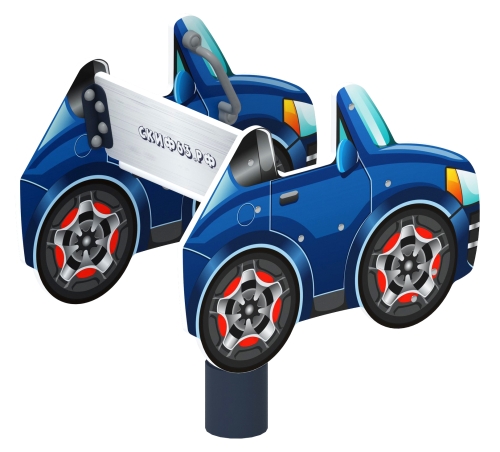 Кабриолет - Качалка на пружине машинка мини - ИО 22.03.04-И1 фото 2