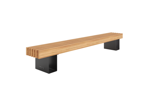 Скамья уличная «Монро» узкая фото 3