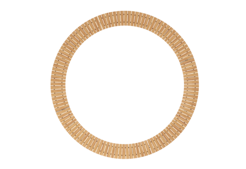 Скамья уличная "Мальта" круглая фото 4