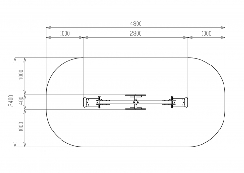 Качалка балансир со спинкой Морской конек - ИО 21.М.17.01-П фото 5
