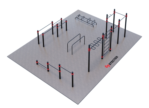 Проект "Дворовая площадка для Воркаут 2-4" фото 2