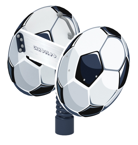 Футбольный мяч - Качалка на пружине - ИО 22.01.04-01.И1 фото 2