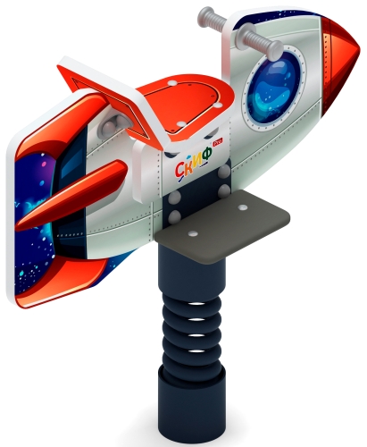 Ракета - Качалка на пружине - ИО 22.14.02-01 фото 2