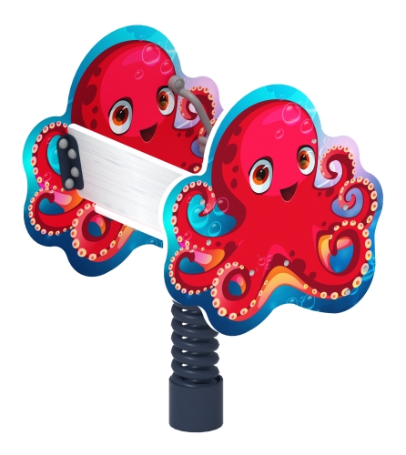 Осьминог - Качалка на пружине - ИО 22.17.03-И1 фото 2