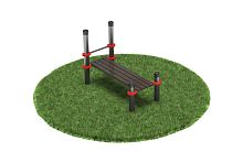 Нержавеющая воркаут лавочка для пресса