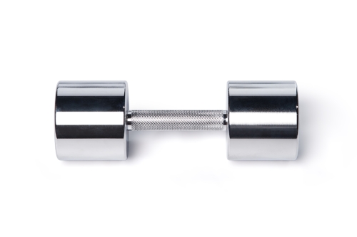 Гантель хромированная, 11 кг фото 3