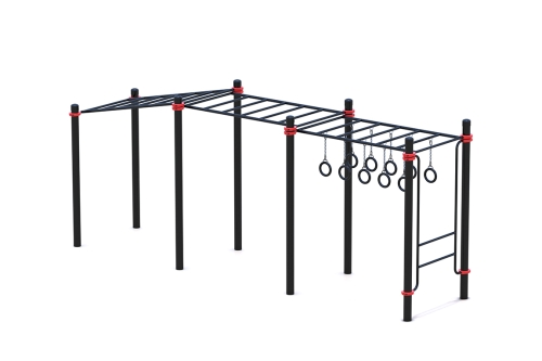 Рукоход с изменением высоты и возможностью использования дополнительных аксессуаров (подвижные кольц фото 2