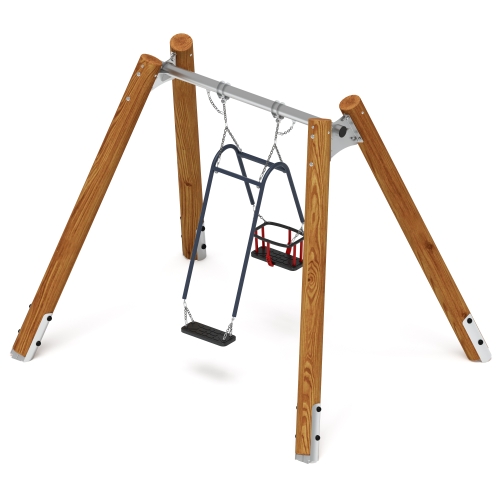 Качели семья (Лиственница темный) ИО 11.Р.07.01-Л.И1.01 фото 3