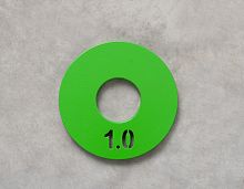 Диск тренировочный стальной 1,0 кг (пара)