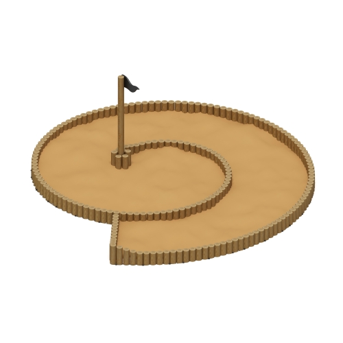 Песочница Улитка (Лиственница орех анкера) ИО 5.24.03-Л.И1.02 фото 5