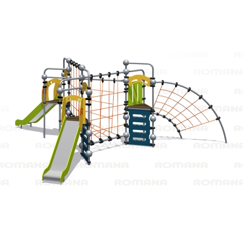 Romana Детский спортивно-игровой комплекс с канатным лазом серия "Сфера" Romana 057.46.00 фото 2