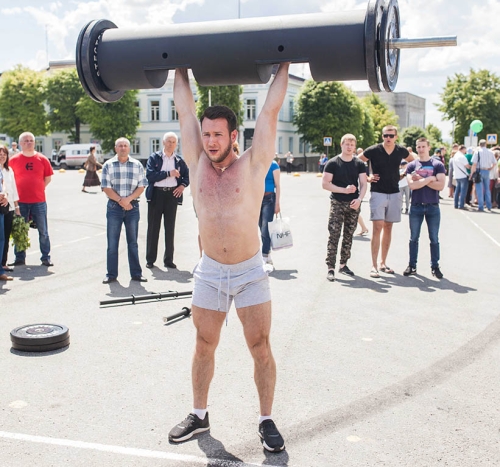 Гриф Бревно LOG BAR (L=2200 мм, 60 кг) фото 3