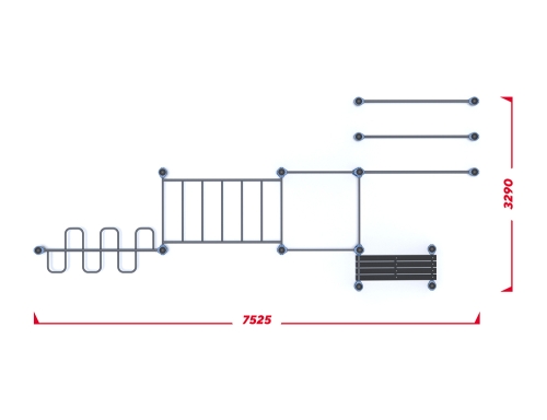 Воркаут комплекс "Понти" фото 3