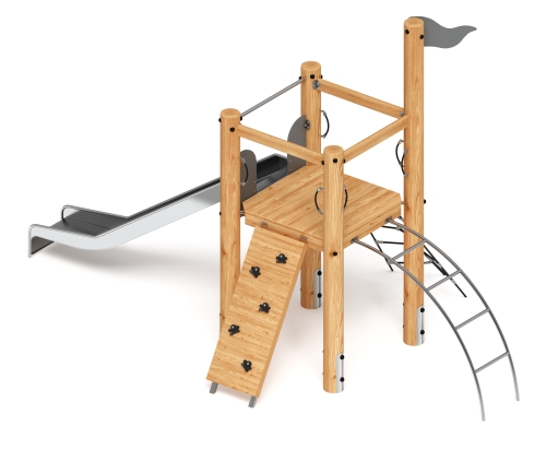 Игровой комплекс (лиственница) ДИК 2.24.01-Л.И1 фото 3