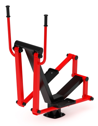 Эллиптический (красный) - Уличный тренажер - СТ 010-11.И2 фото 5