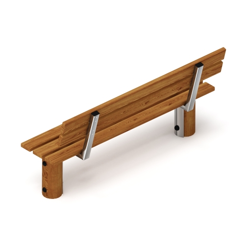 Скамья (лиственница темный) МФ 42.04.02-Л.И1.01 фото 2