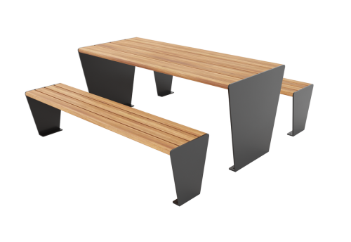 Уличный стол и скамейки "Вита" (комплект) Уличный стол и скамейки "Вита" (комплект)