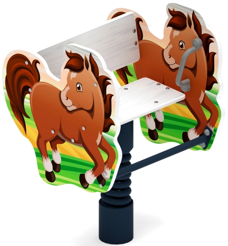 Лошадка - Качалка на пружине - ИО 22.01.06-01.И1 фото 3