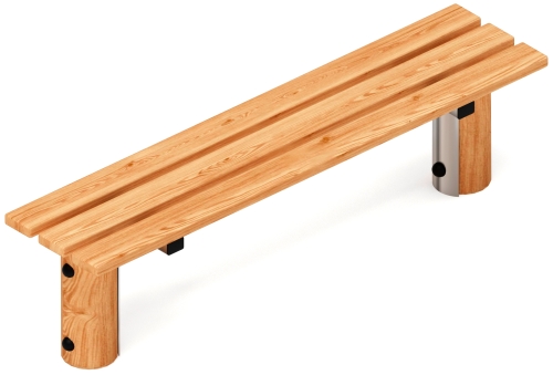 Скамья (лиственница) МФ 42.04.01-Л.И1 фото 5