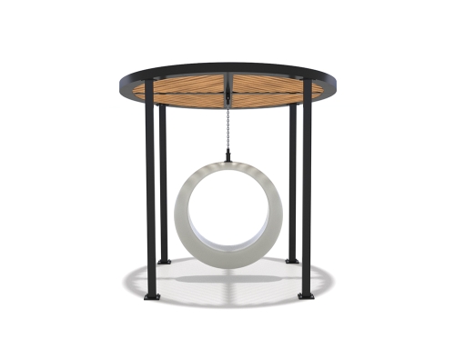 Пергола с светящимися качелями "Кольцо"