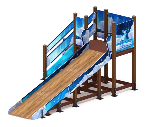 Горка Зима (снежная королева) (под анкера) - ИО 49.01.01-14.И1 - Н=1500 фото 5