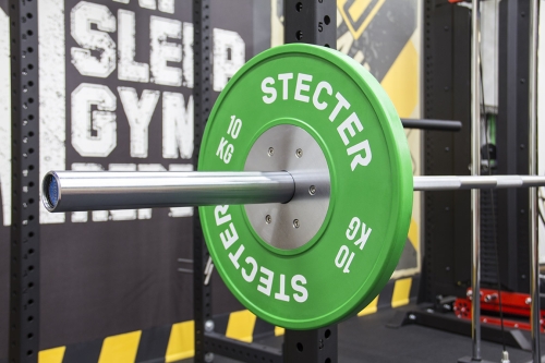 Профессиональный соревновательный диск для штанги 10 кг (зеленый) фото 4