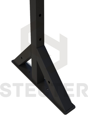 Стеллажная стойка - одинарная Н=1950 мм фото 4