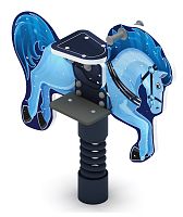 Лошадка 5 (Снежная королева) - Качалка на пружине - ИО 22.01.13-03