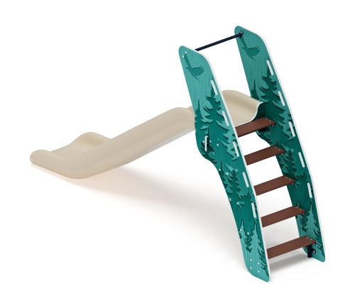 Горка пластиковая - ИО 42.01.01-04 - (бежевый скат) H=1200 (Тайга) фото 3