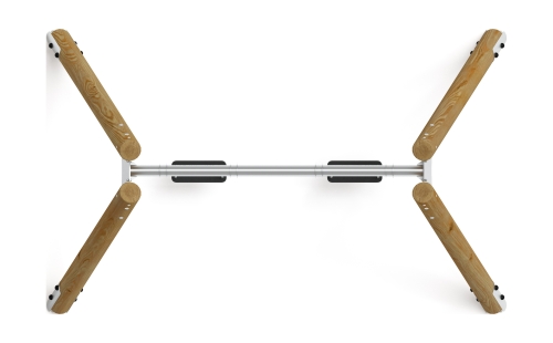 Качели (Лиственница орех) ИО 12.Р.03.03.01-Л.И1.02 фото 2