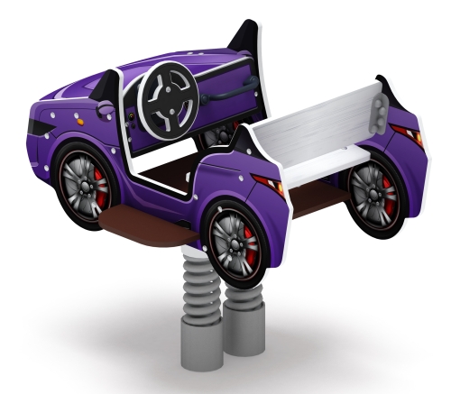 Кабриолет - Качалка на пружине двухместная машинка - ИО 23.03.02-03.И1 фото 3