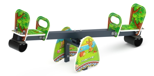 Качалка балансир со спинкой малый - ИО 21.М.01.05-П.03 фото 2