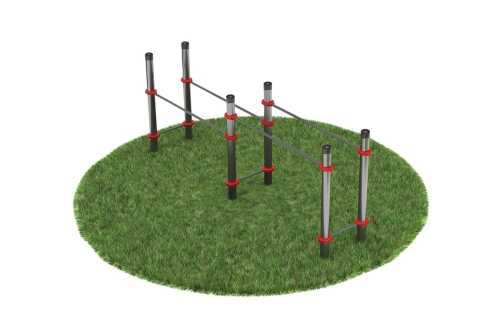 Нержавеющие двойные брусья для воркаута фото 2