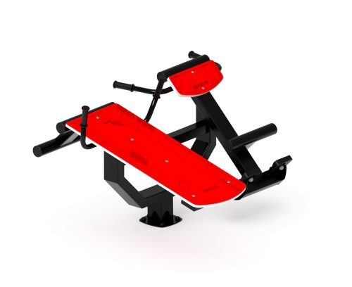 Гиперэкстензия+ лавка пресс (красный) СТ 038-11 фото 5