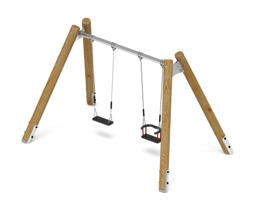 Качели (Лиственница орех) ИО 12.Р.01.03.01-Л.И1.02 фото 3