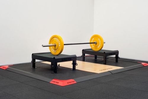 Тяжелоатлетические плинты для штанги с регулировкой по высоте 20-30 см (пара) фото 7