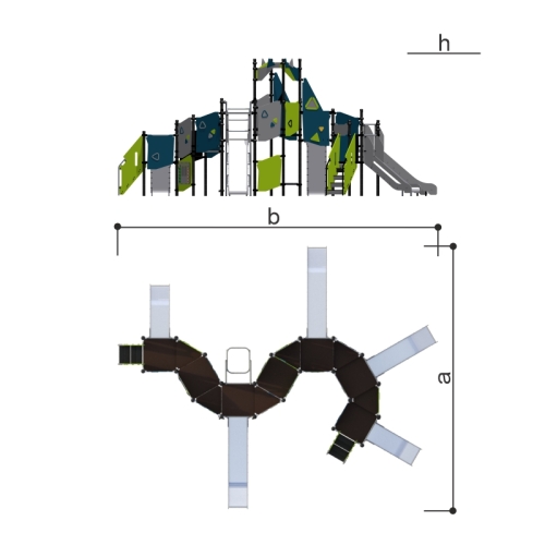 Romana Уличный игровой комплекс для детей Romana 101.119.00 фото 3