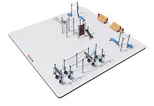 Воркаут площадка №9 - 16х16 метров (256 кв.м.)