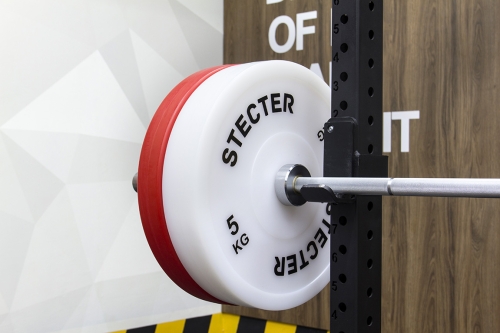 Технический диск для штанги 5 кг STECTER (D=450 мм, пластик) фото 2